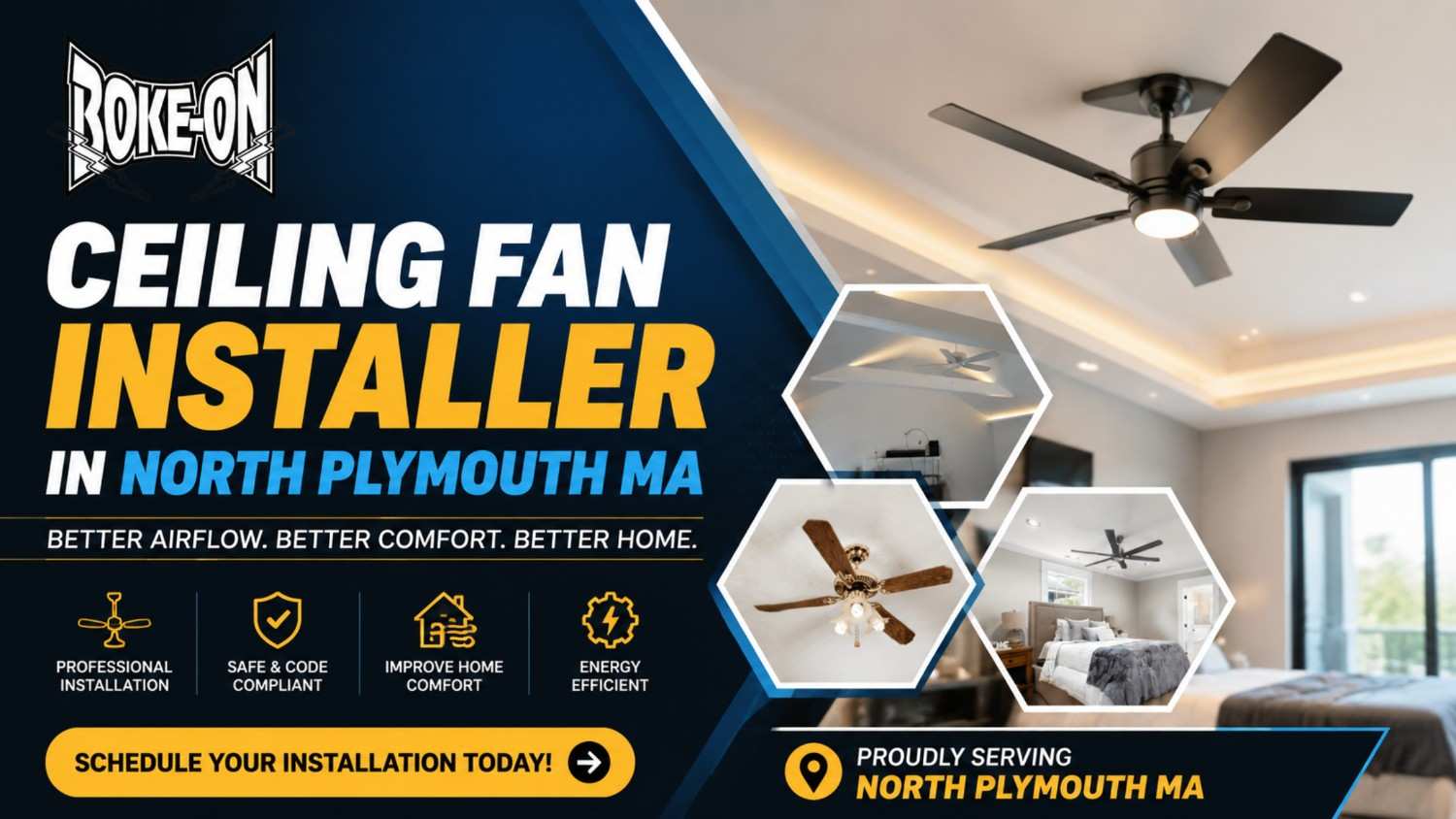 ceiling fan installer in North