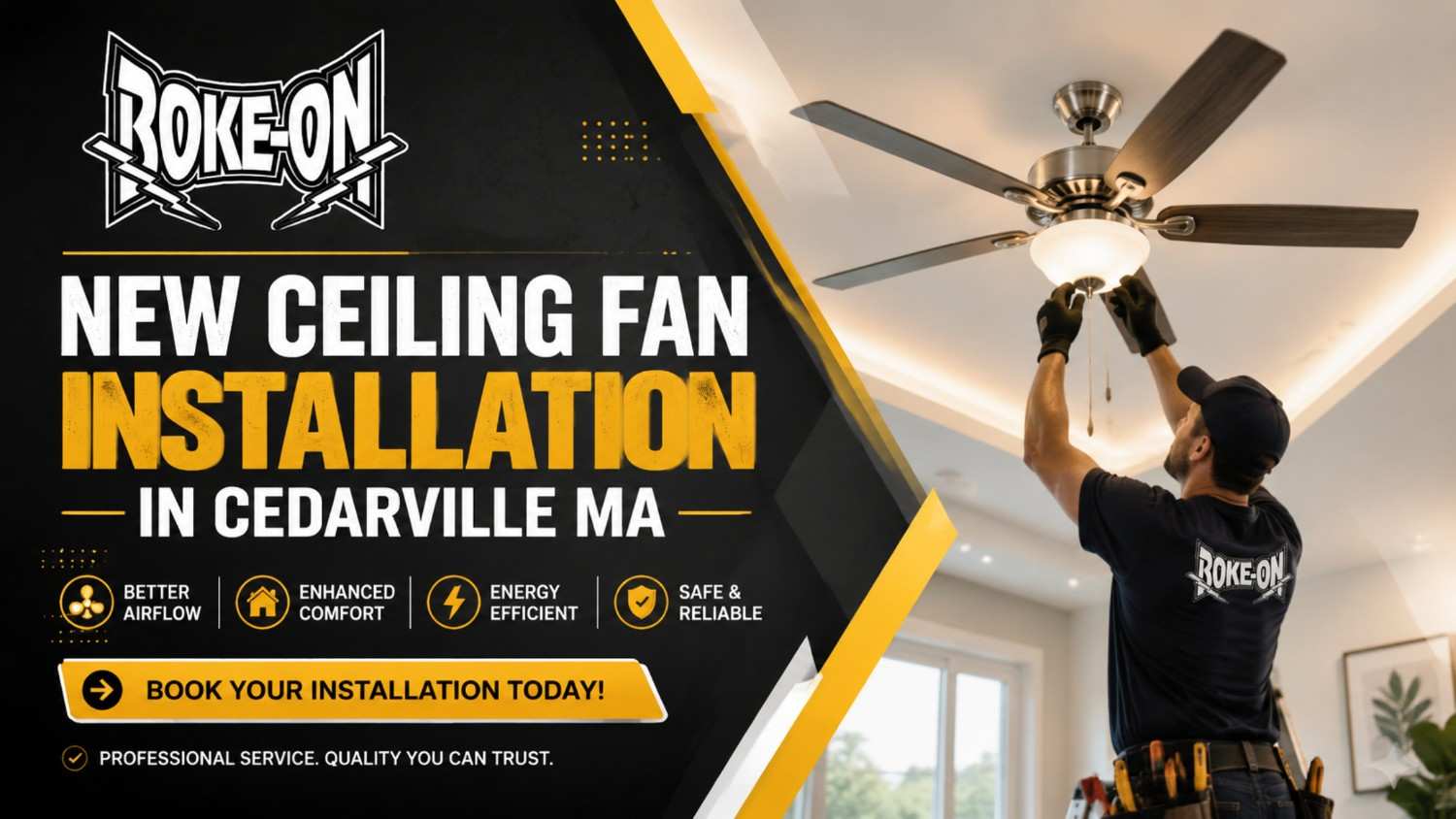 New Ceiling fan installation